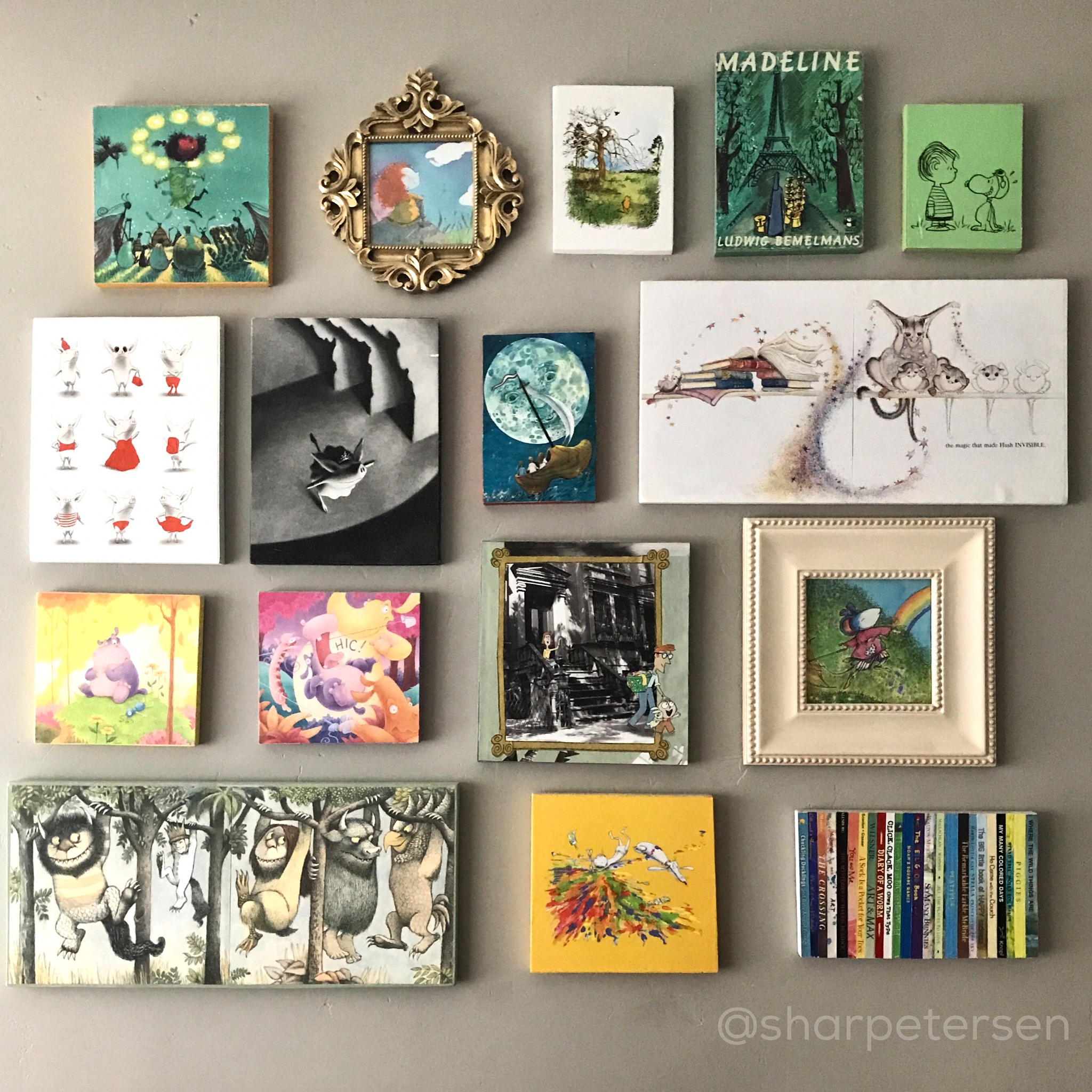 DIYbookwall_ourfavoritehello